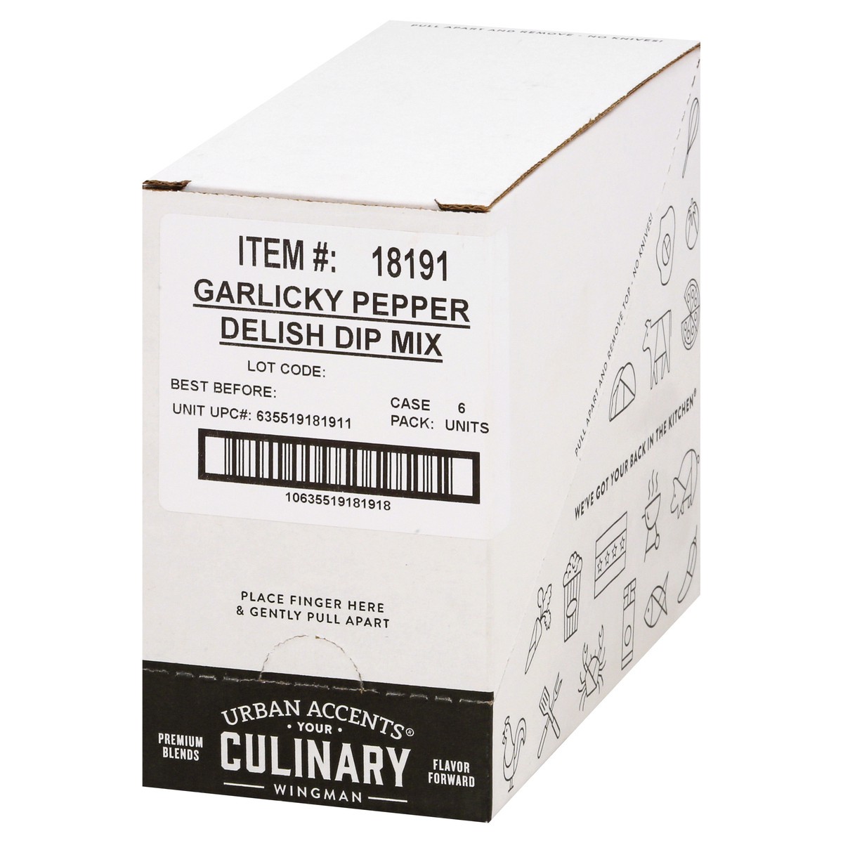 slide 2 of 10, Urban Accents Garlicky Pepper Delish Dip Mix, 1 ct