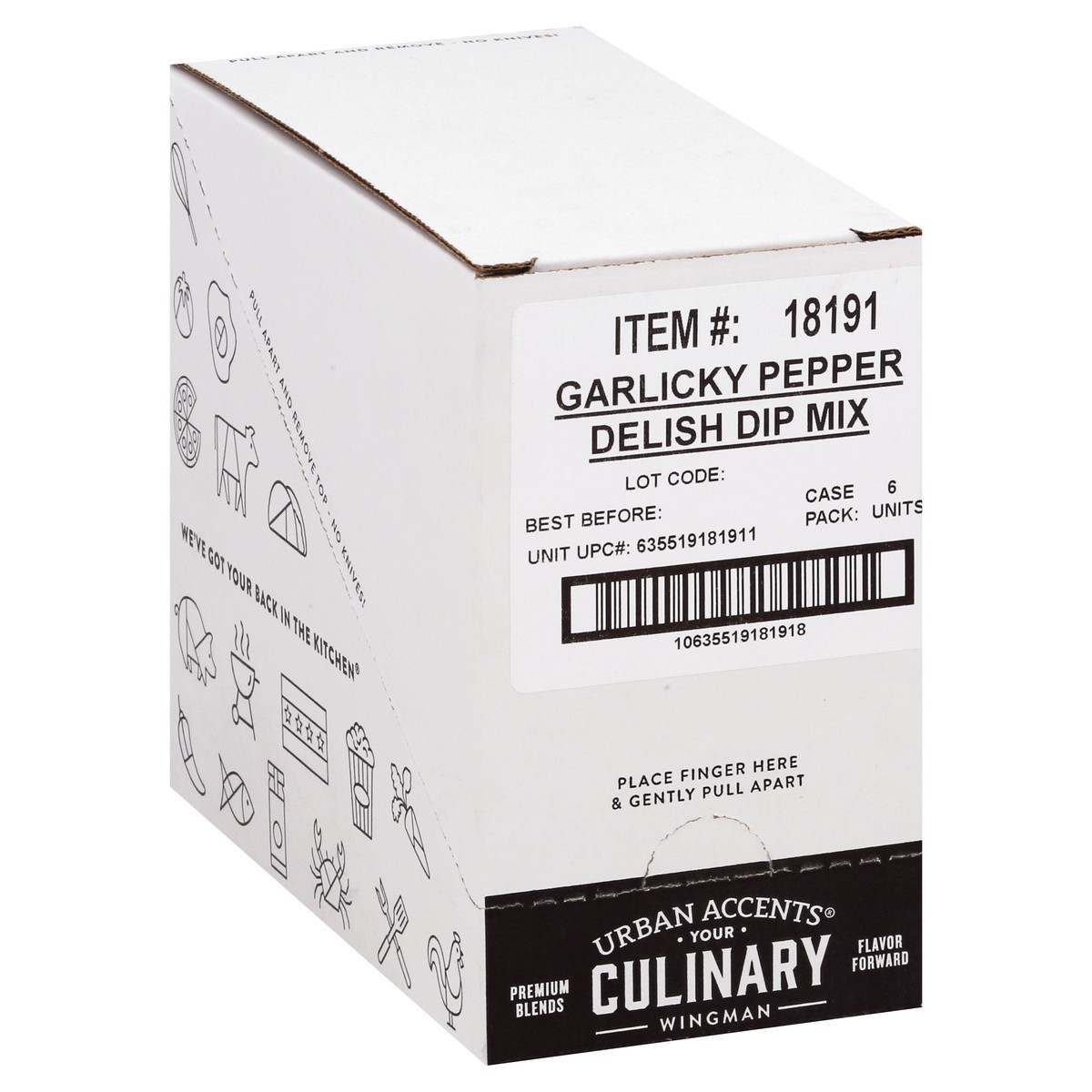 slide 8 of 10, Urban Accents Garlicky Pepper Delish Dip Mix, 1 ct