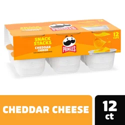 Pringles Snack Stacks Cheddar Cheese Potato Crisps 12 - 0.74 oz ea
