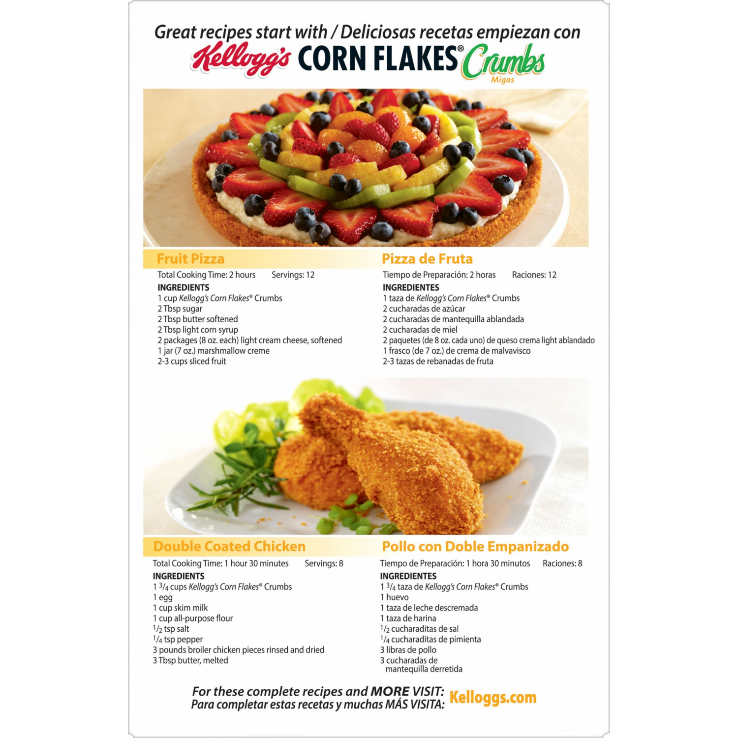 slide 3 of 5, Corn Flakes Kellogg's Corn Flakes Crumbs Original, 21 oz, 21 oz