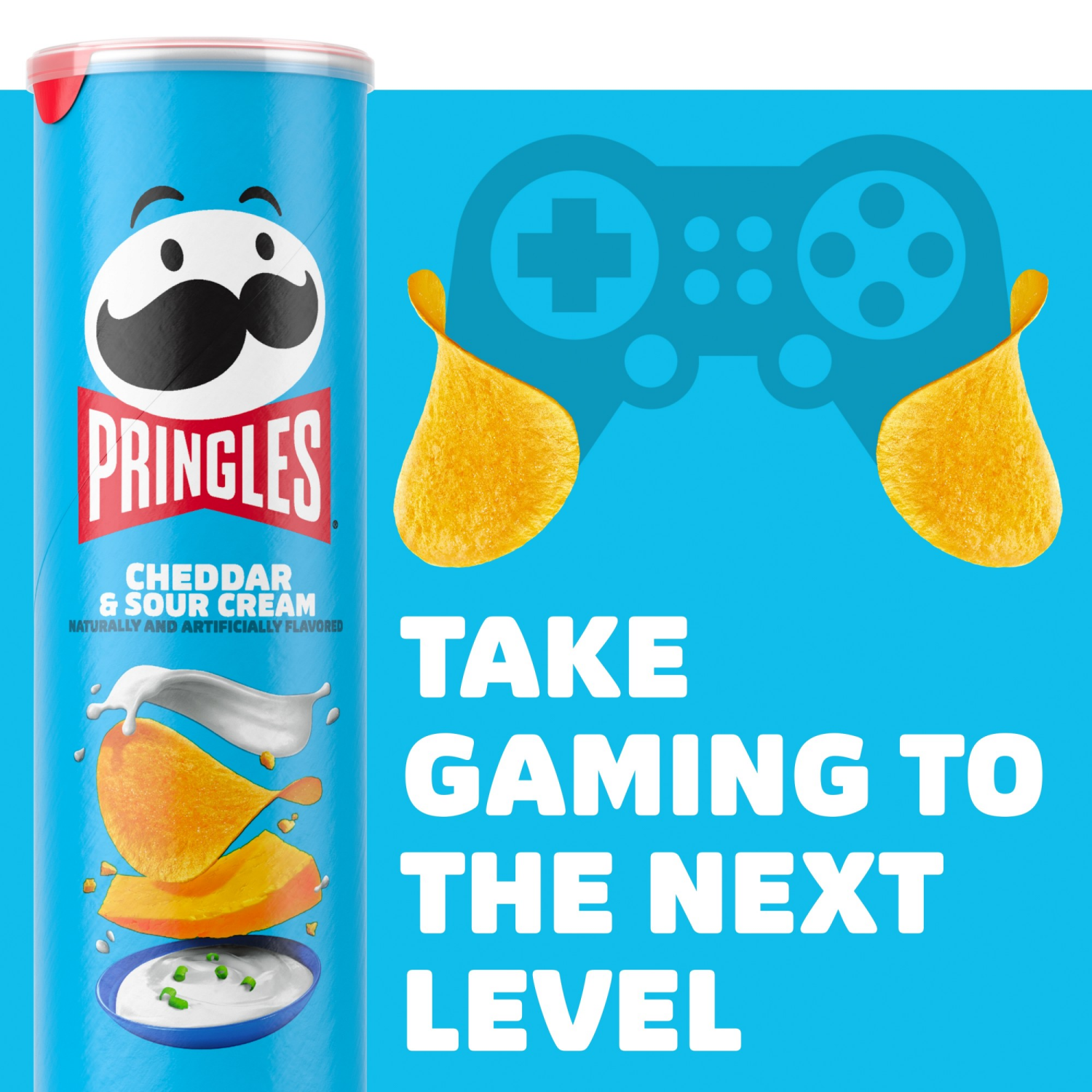 slide 8 of 8, Pringles Cheddar & Sour Cream Potato Crisps 5.5 oz, 5.5 oz