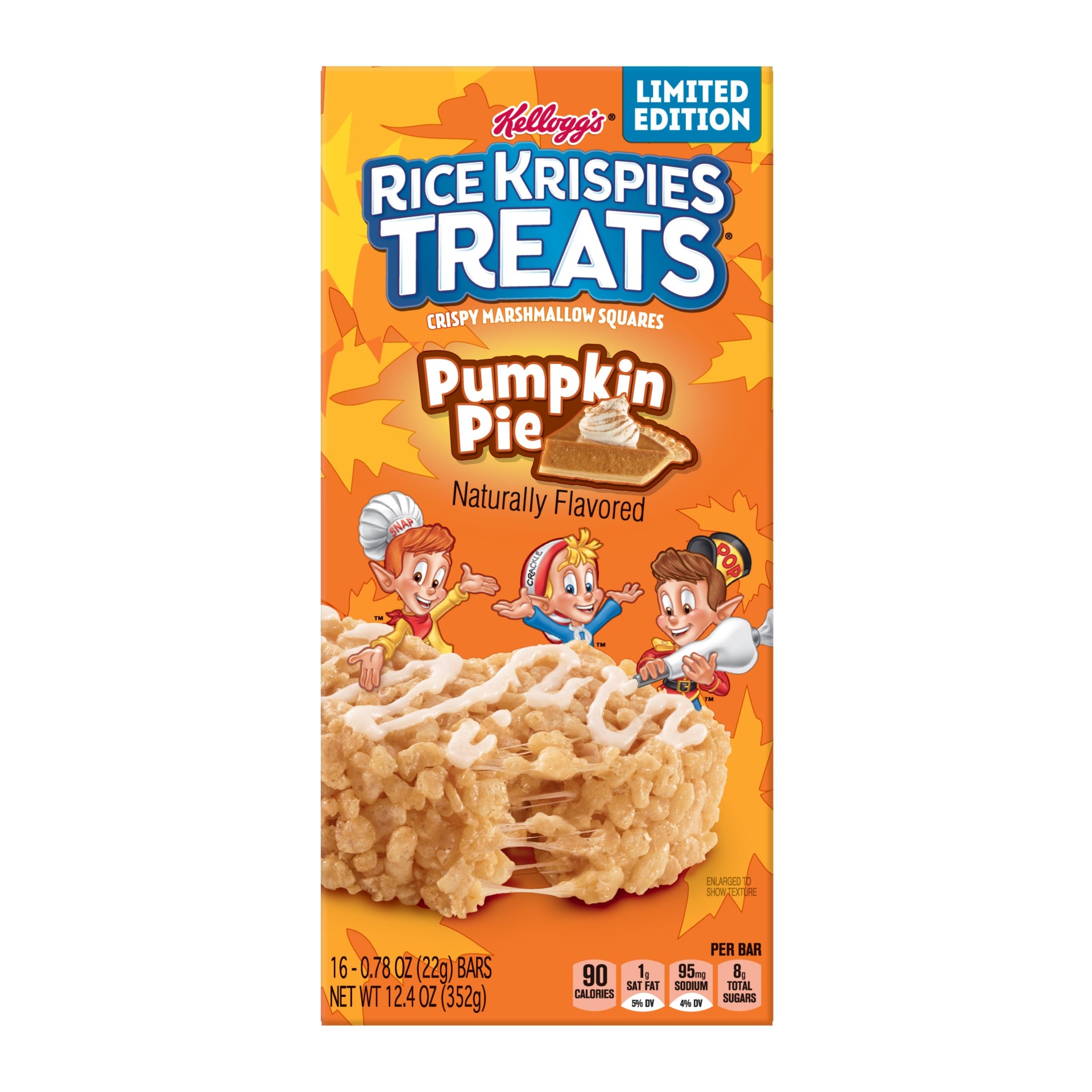 slide 2 of 7, Rice Krispies Treats Pumpkin Pie, 1 ct