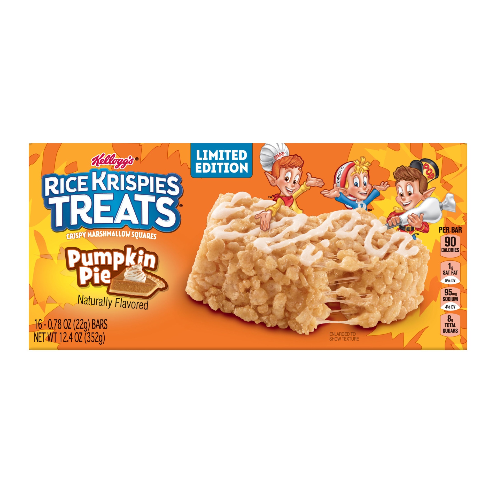 slide 3 of 7, Rice Krispies Treats Pumpkin Pie, 1 ct