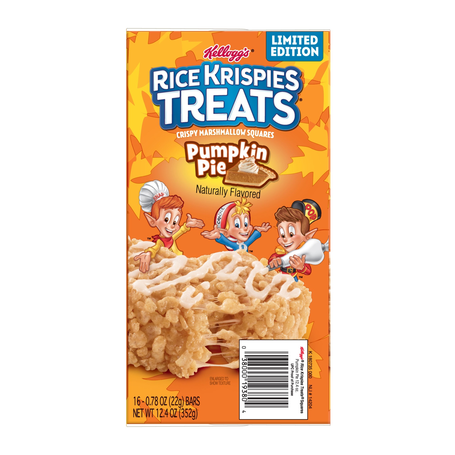 slide 4 of 7, Rice Krispies Treats Pumpkin Pie, 1 ct