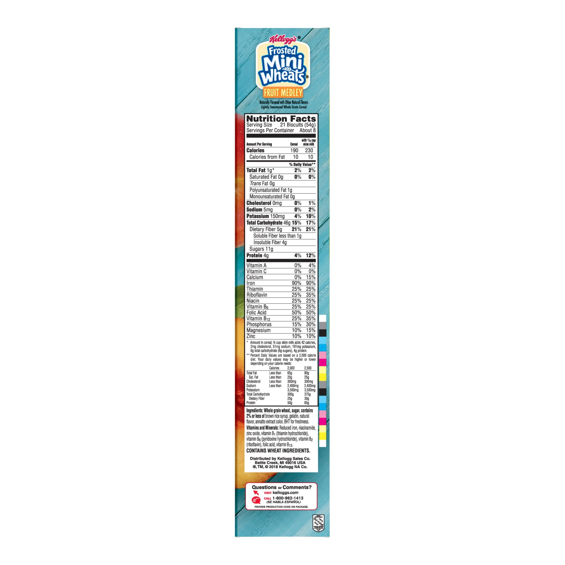 slide 5 of 7, Mini-Wheats Breakfast Cereal Fruit Medley Limited Edition, 15.5 oz