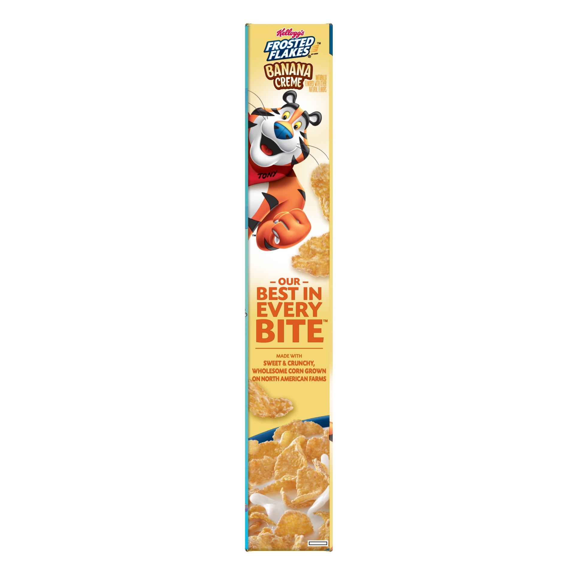 slide 4 of 7, Kellogg's Frosted Flakes, Breakfast Cereal, Banana Crme, An Excellent Source of 7 Vitamins and Minerals, 10.7 oz