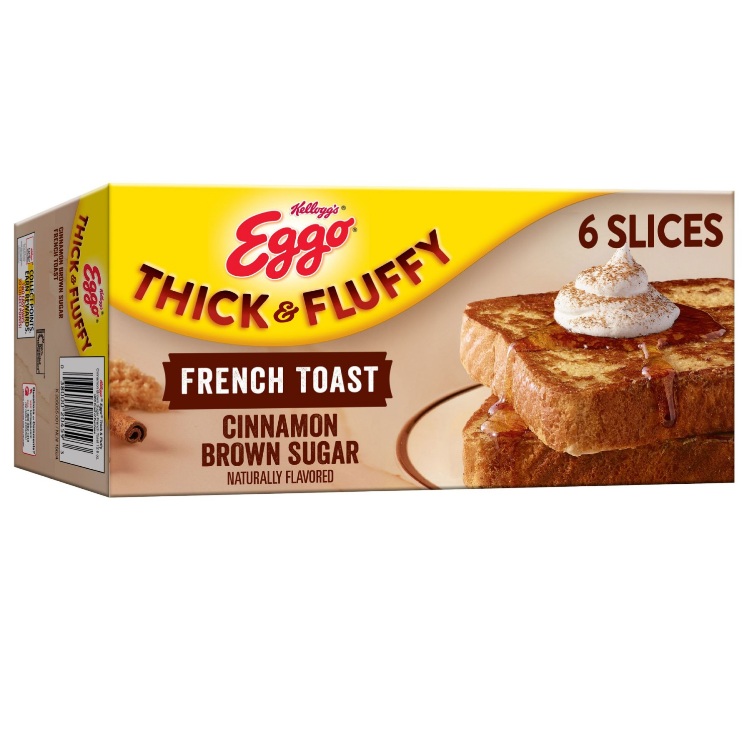 slide 1 of 5, Eggo Kellogg's Eggo Thick and Fluffy Cinnamon Brown Sugar Frozen French Toast, 12.6 oz