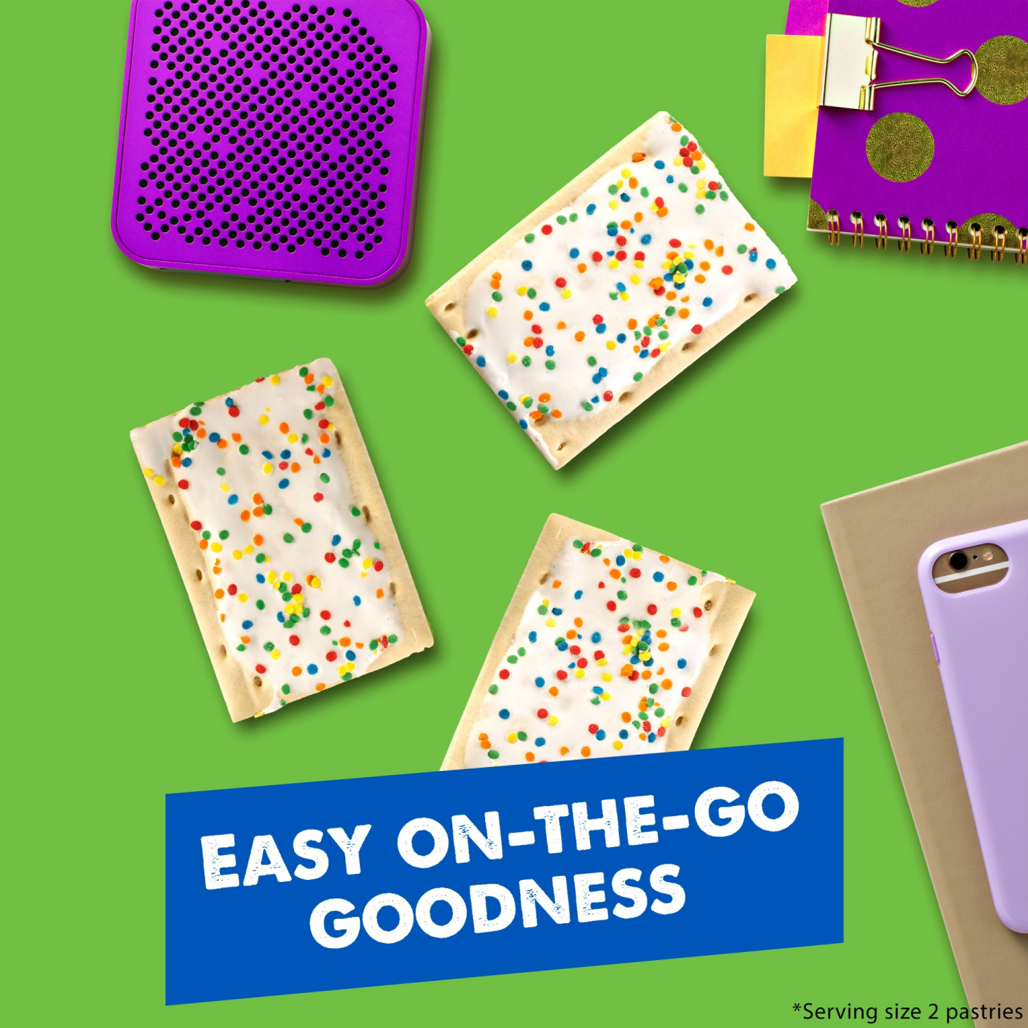 slide 2 of 8, Pop-Tarts Frosted Confetti Cupcake Toaster Pastries, 8 ct