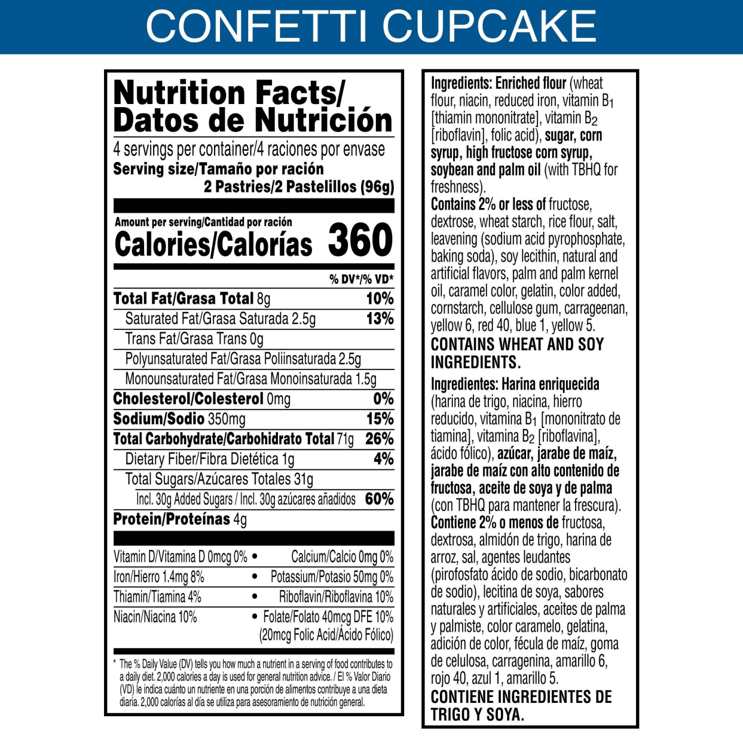 slide 7 of 8, Pop-Tarts Frosted Confetti Cupcake Toaster Pastries, 8 ct