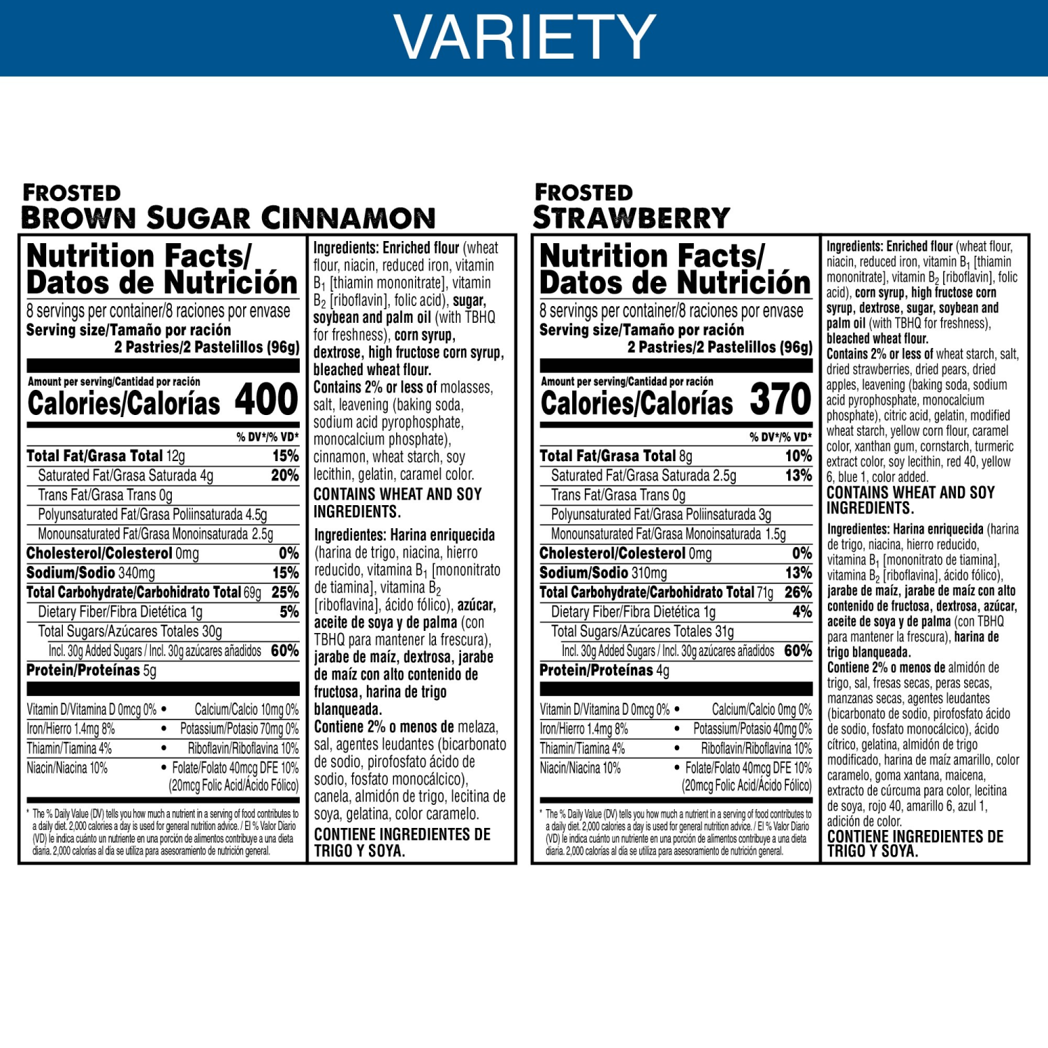 slide 6 of 8, Pop-Tarts Variety Pack Toaster Pastries, 2 ct