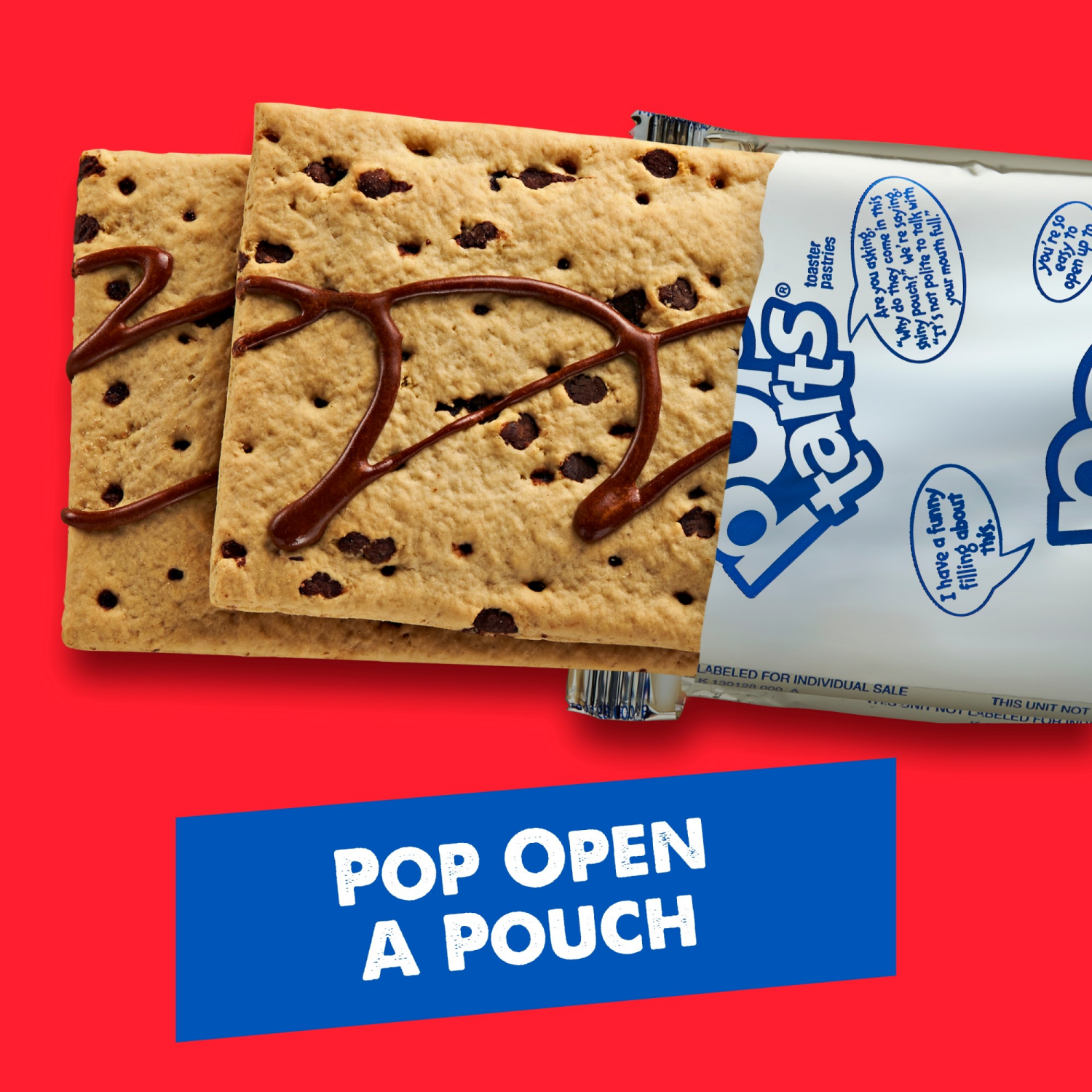 slide 8 of 8, Pop-Tarts Frosted Chocolate Chip Toaster Pastries 8 ea, 8 ct