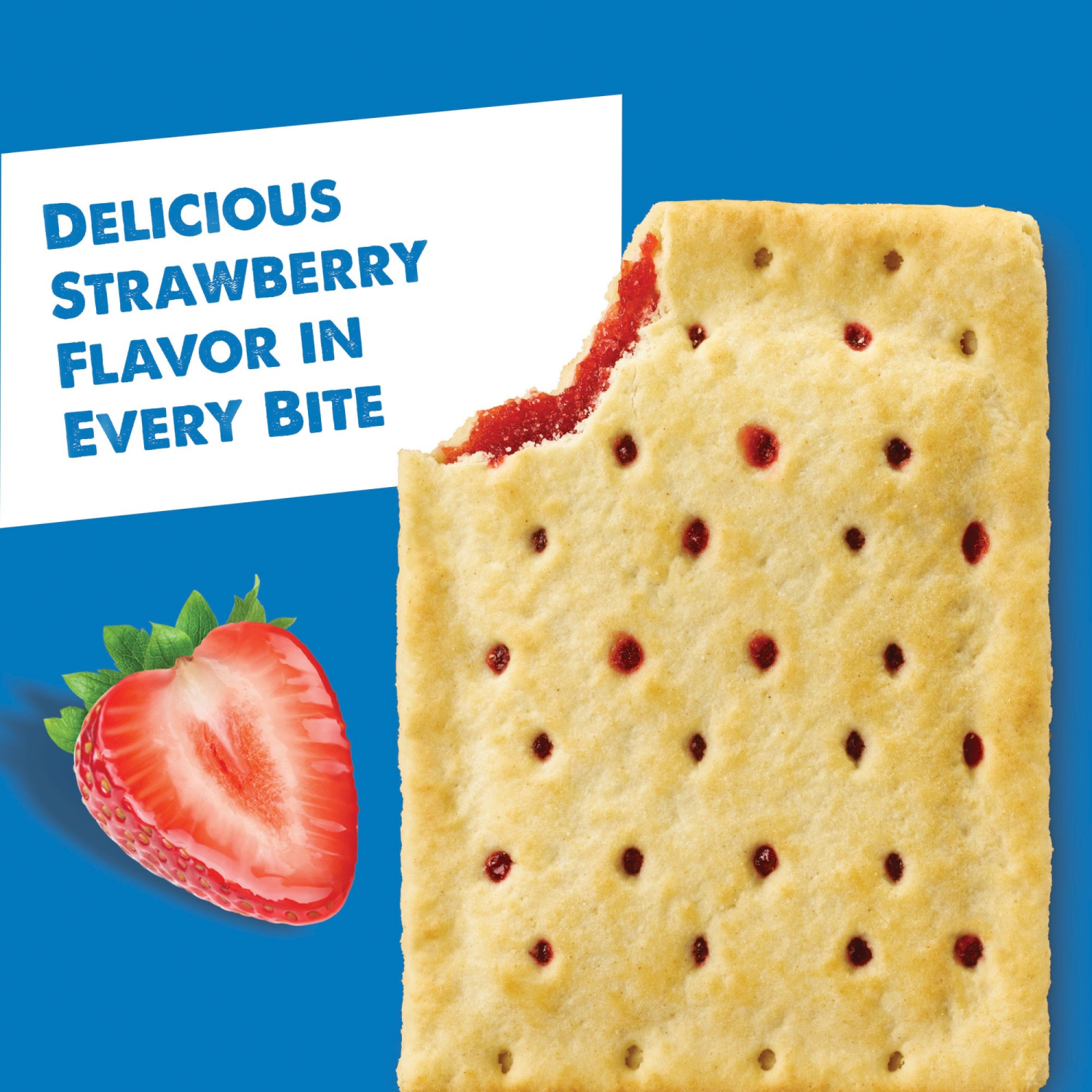 slide 4 of 8, Pop-Tarts 8 Pack Unfrosted Strawberry Toaster Pastries 8 ea, 8 ct