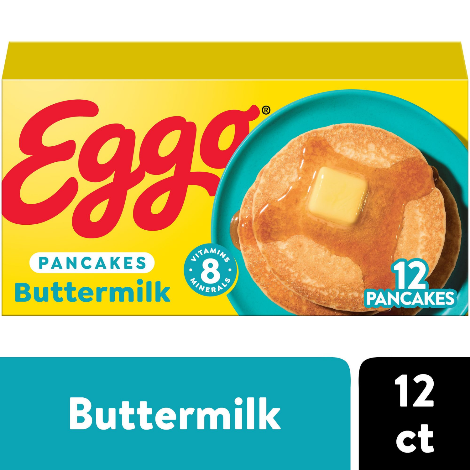 slide 1 of 8, Eggo Frozen Pancakes Buttermilk, 12 ct