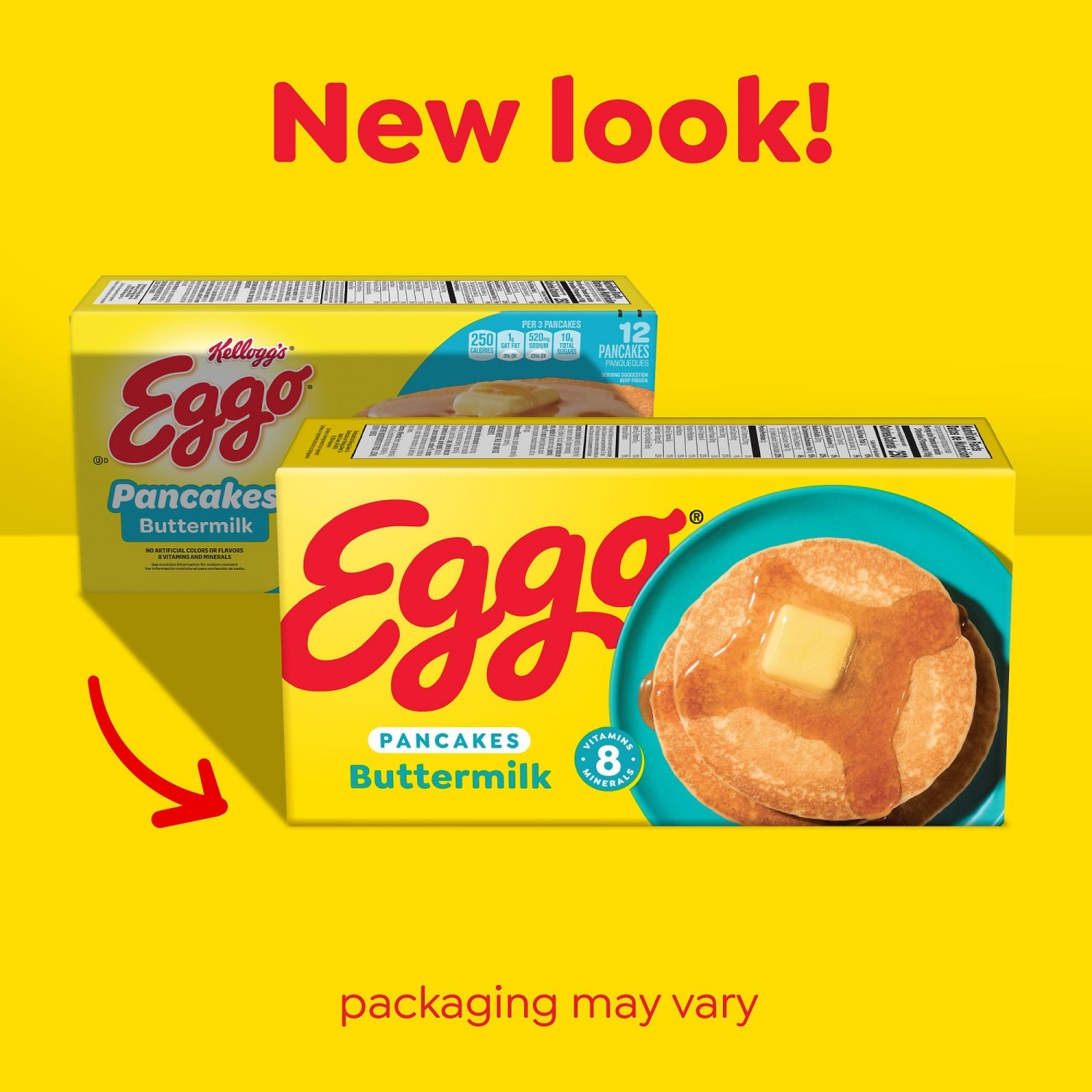 slide 6 of 8, Eggo Frozen Pancakes Buttermilk, 12 ct