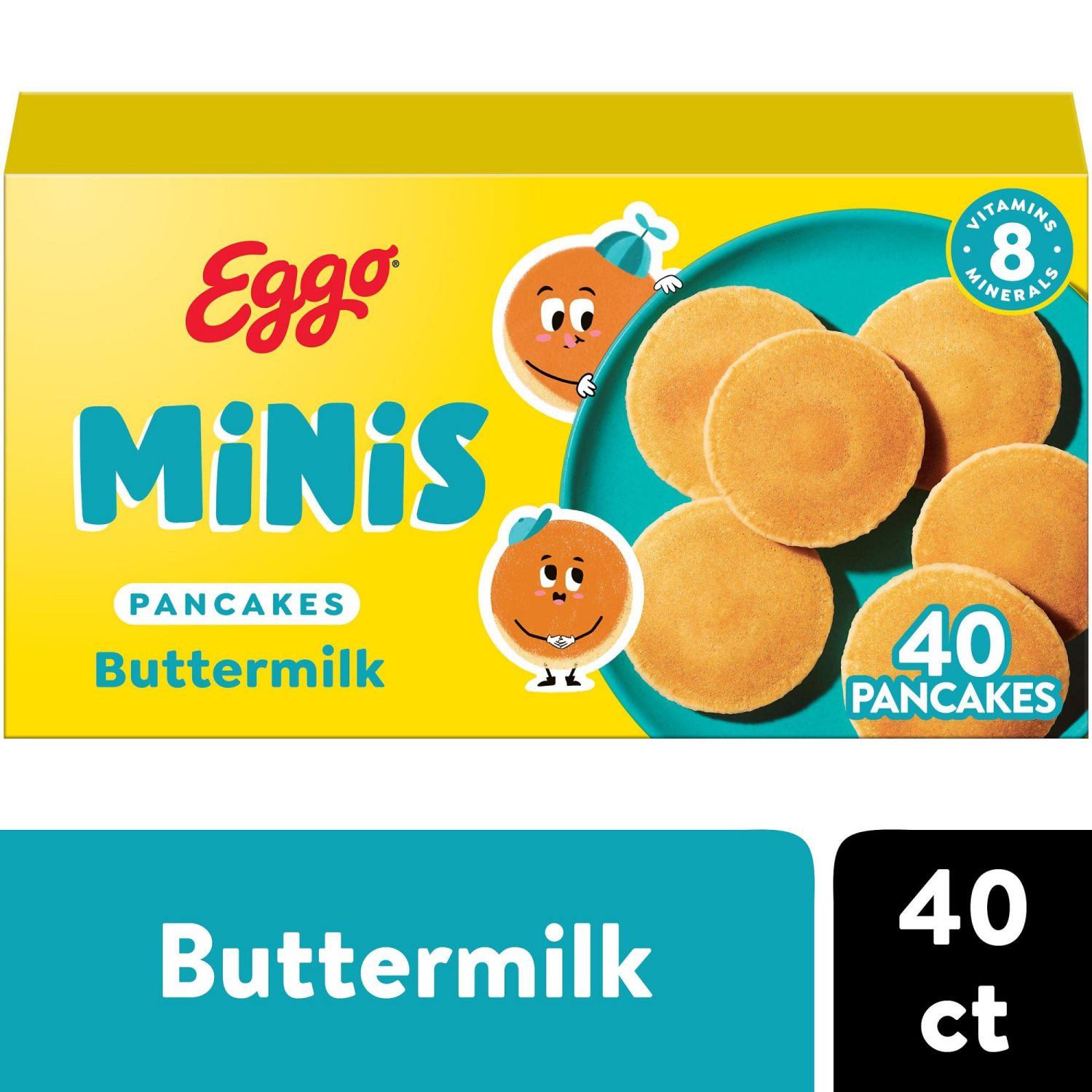 slide 1 of 5, Eggo Minis Frozen Pancake Bites Buttermilk, 40 ct