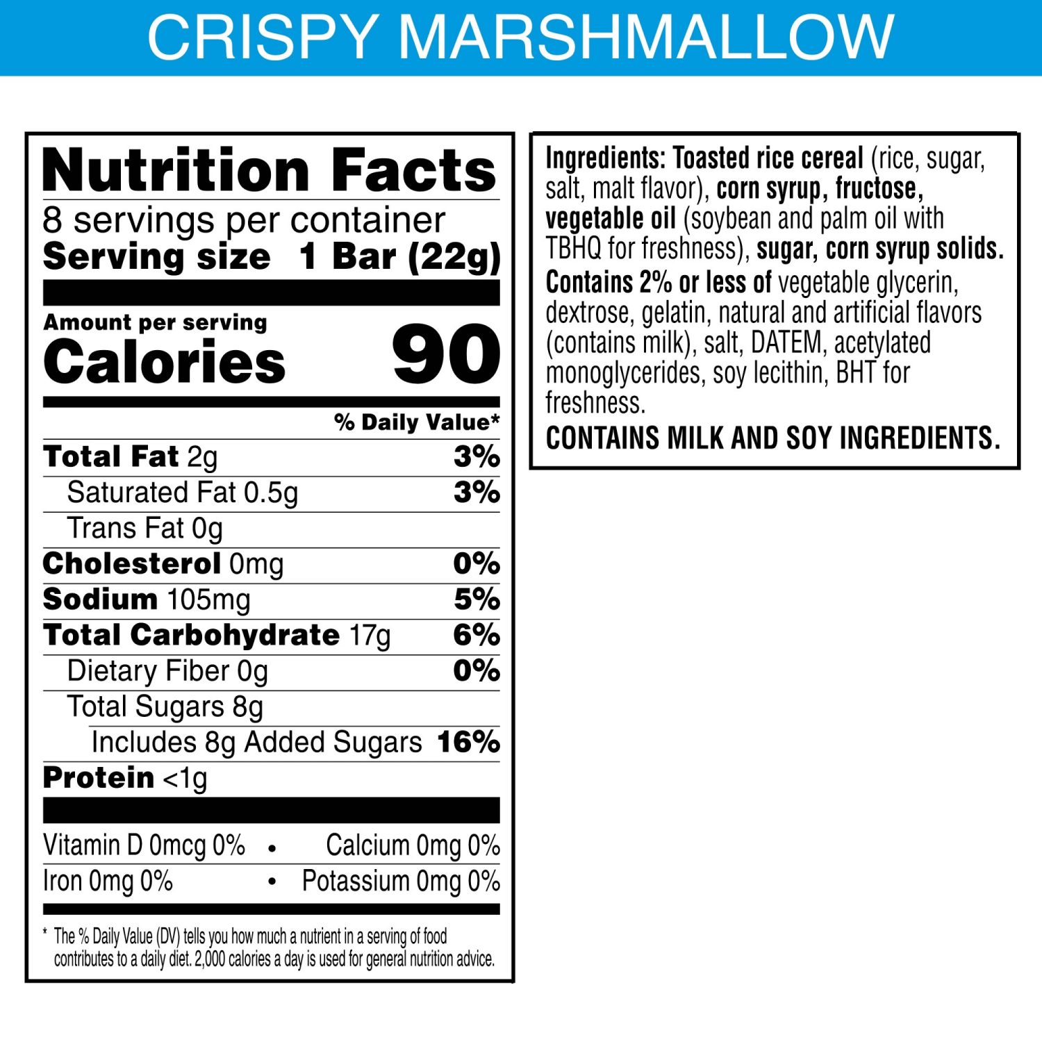 slide 7 of 8, Rice Krispies Treats Original Crispy Marshmallow Squares, 8 ct