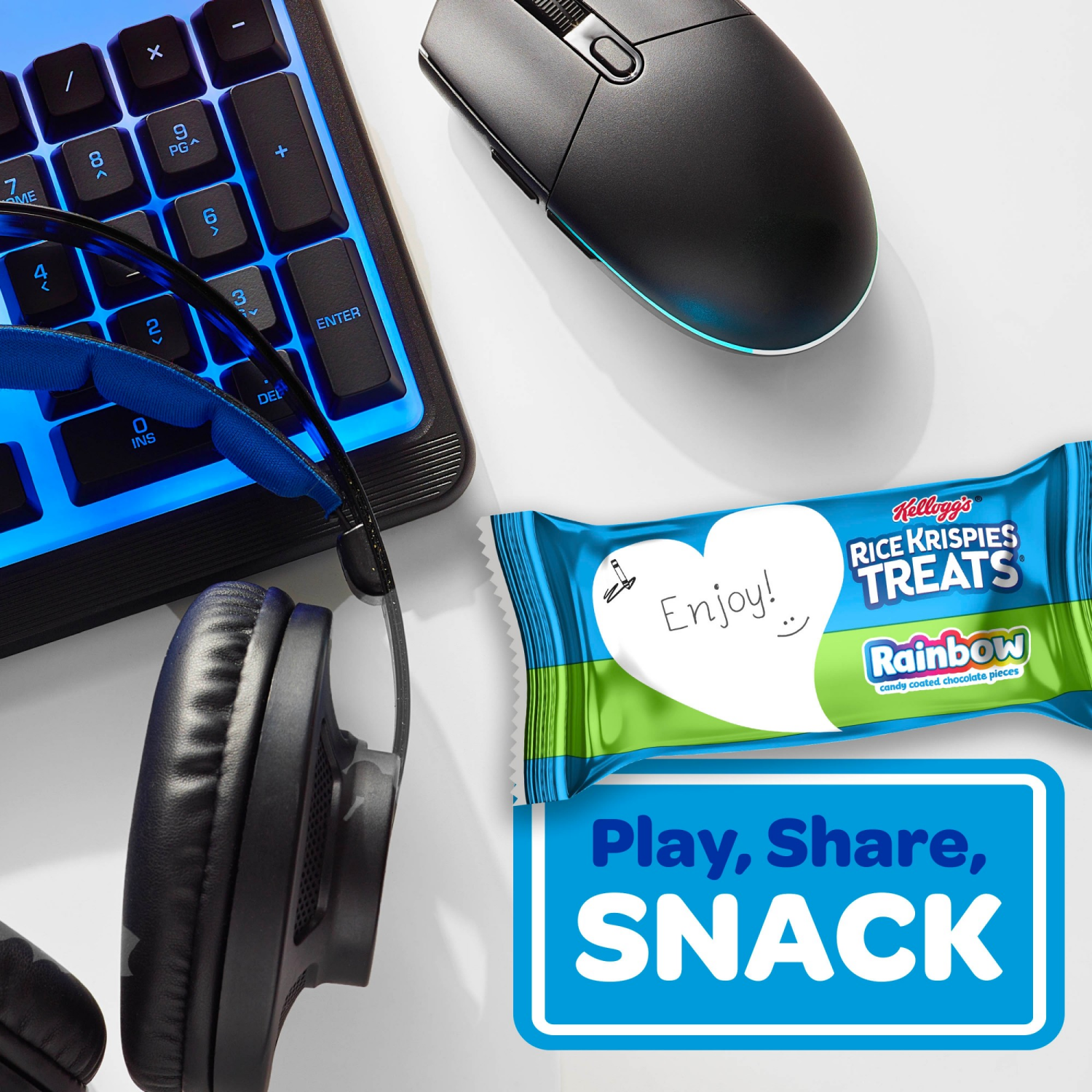 slide 8 of 8, Rice Krispies Treats Rainbow Marshmallow Snack Bars, 8 ct