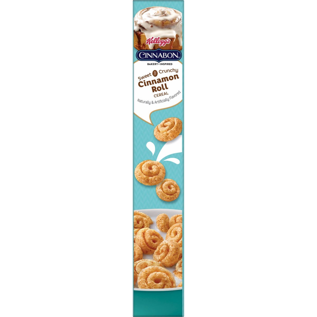 slide 10 of 29, Cinnabon Kellogg''s Cinnabon Cold Breakfast Cereal, 7 Vitamins and Minerals, Kids Snacks, Original, 8.7oz Box, 1 Box, 8.7 oz
