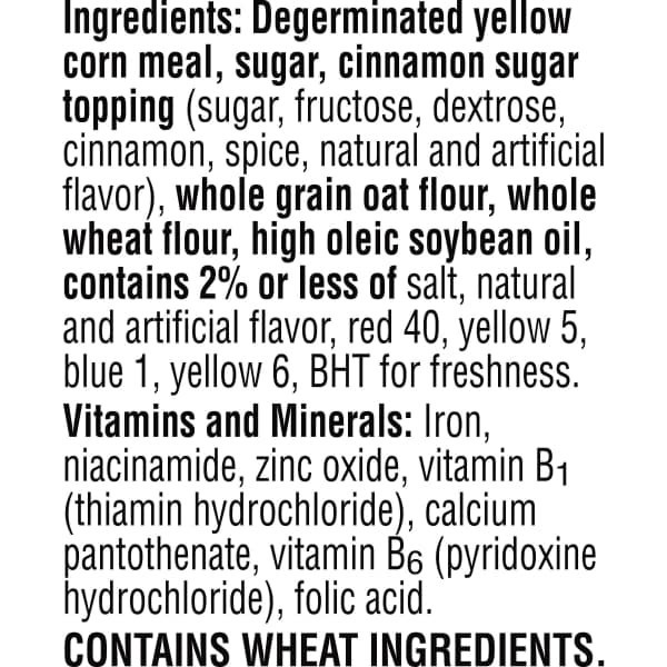 slide 12 of 29, Cinnabon Kellogg''s Cinnabon Cold Breakfast Cereal, 7 Vitamins and Minerals, Kids Snacks, Original, 8.7oz Box, 1 Box, 8.7 oz