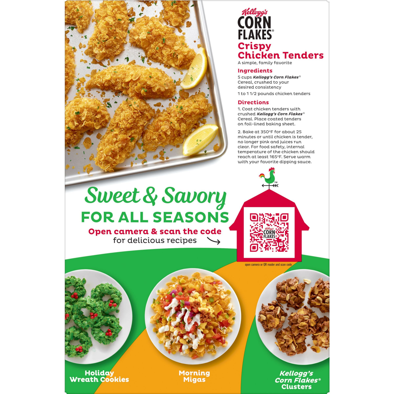 slide 5 of 8, Kellogg's Corn Flakes Original Breakfast Cereal, 9.6 oz