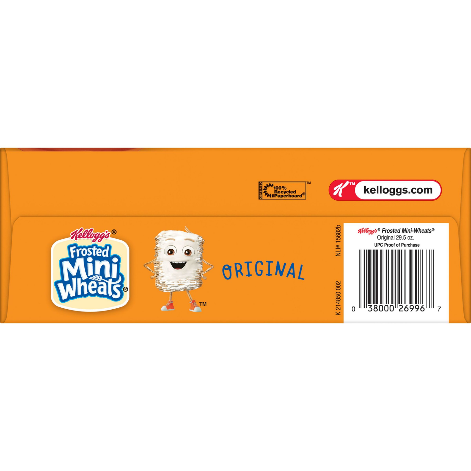 slide 3 of 8, Kellogg's Frosted Mini-Wheats Breakfast Cereal, Kids Cereal, Family Breakfast, Giant Size, Original, 29.5oz Box (1 Box), 29.5 oz