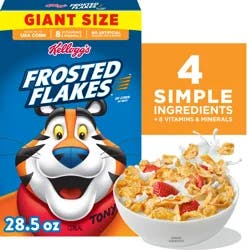 Frosted Flakes Kellogg's Frosted Flakes Breakfast Cereal Original, Kids Cereal, 28.5 oz