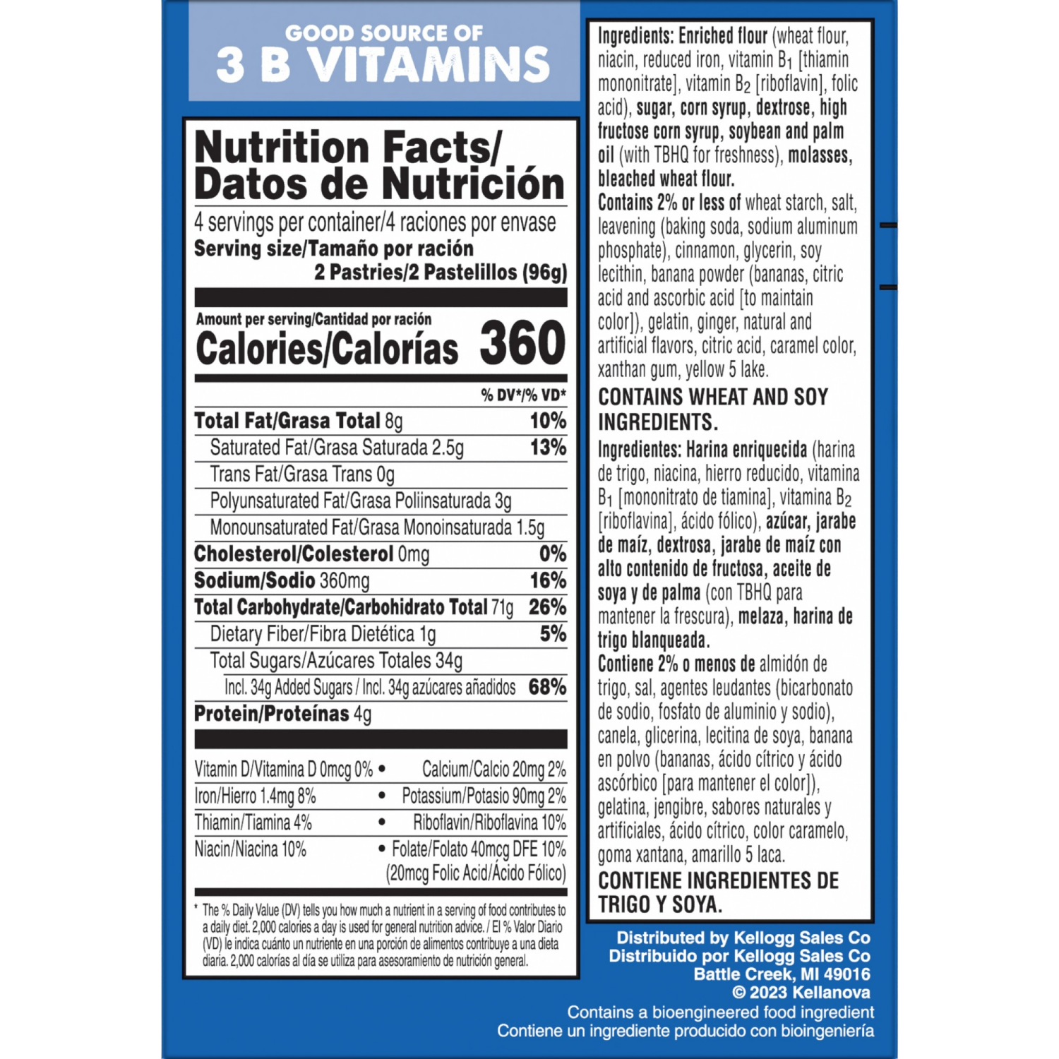 slide 5 of 8, Pop-Tarts Pop Tarts Frosted Banana Bread Toaster Pastries, 13.5 oz, 8 Count, 8 ct