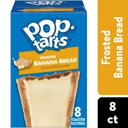 Pop-Tarts Pop Tarts Frosted Banana Bread Toaster Pastries, 13.5 oz, 8 Count