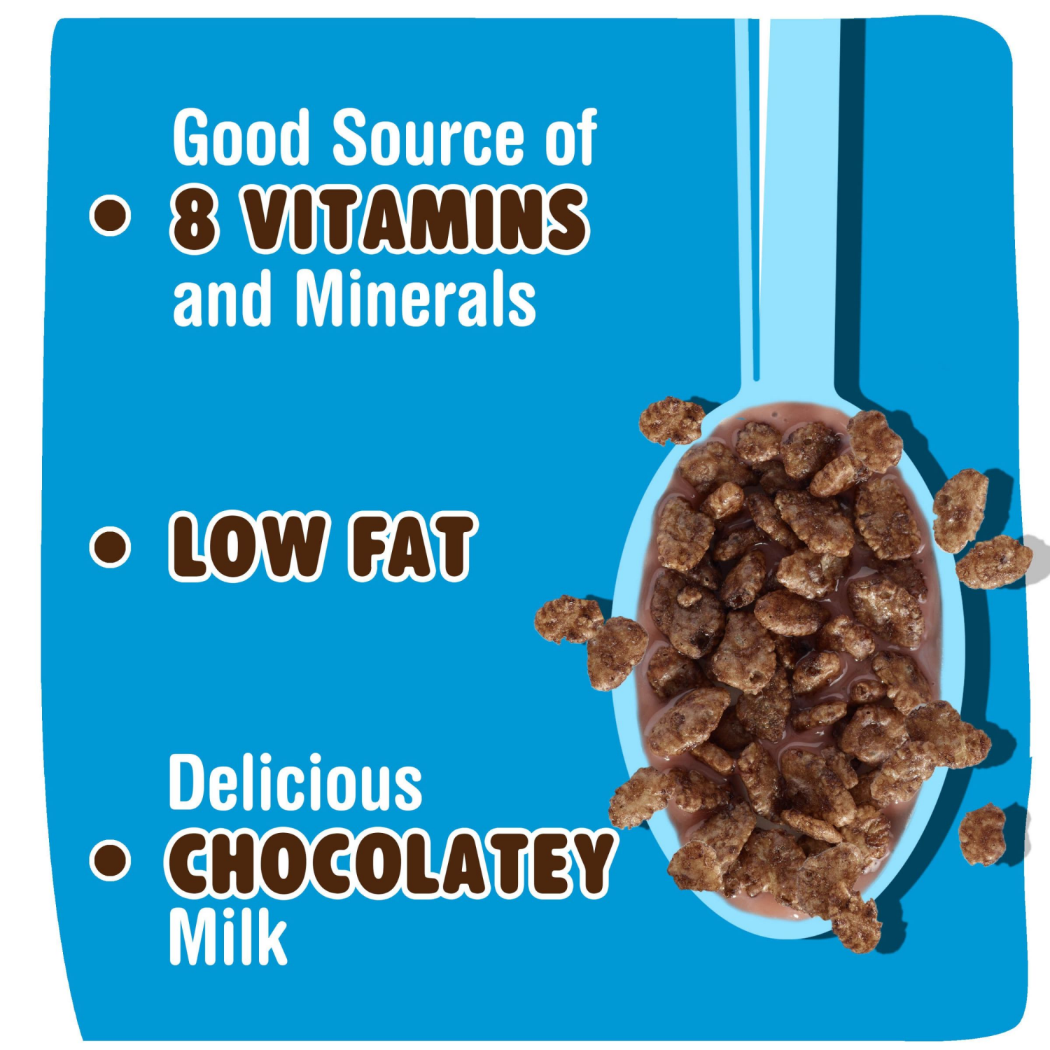 slide 8 of 8, Cocoa Krispies Kellogg's Cocoa Krispies Cold Breakfast Cereal Original, 19 oz, 19 oz