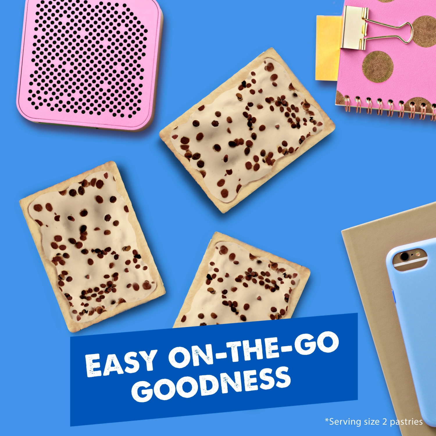 slide 8 of 8, Pop-Tarts Frosted Chocolatey Chip Pancake Toaster Pastries, 8 ct