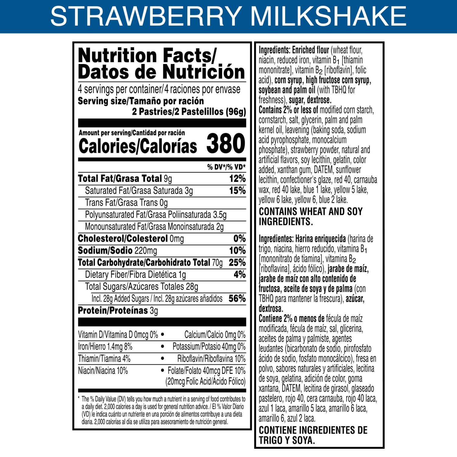 slide 7 of 8, Pop-Tarts Toaster Pastries, Frosted Strawberry Milkshake, 13.5 oz, 8 Count, 8 ct; 13.5 oz