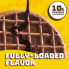 slide 20 of 27, Eggo Fully Loaded Protein Waffles, Frozen Breakfast, 10g Protein, Chocolate Chip Brownie, 12.3oz Box, 10 Waffles, 12.3 oz