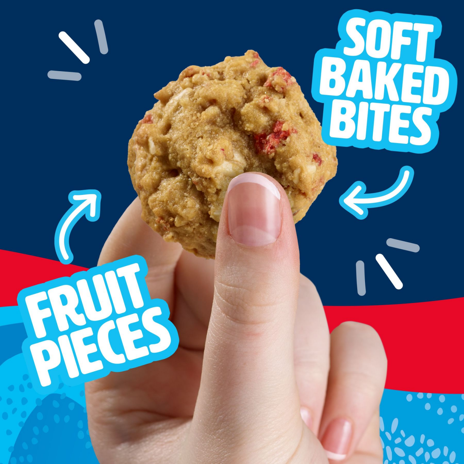slide 4 of 5, Nutri-Grain Power-Fulls Soft Baked Oat Bites, Protein Snacks, Whole Grain, Strawberry, , 4 Pouches - 5.6 oz, 5.6 oz