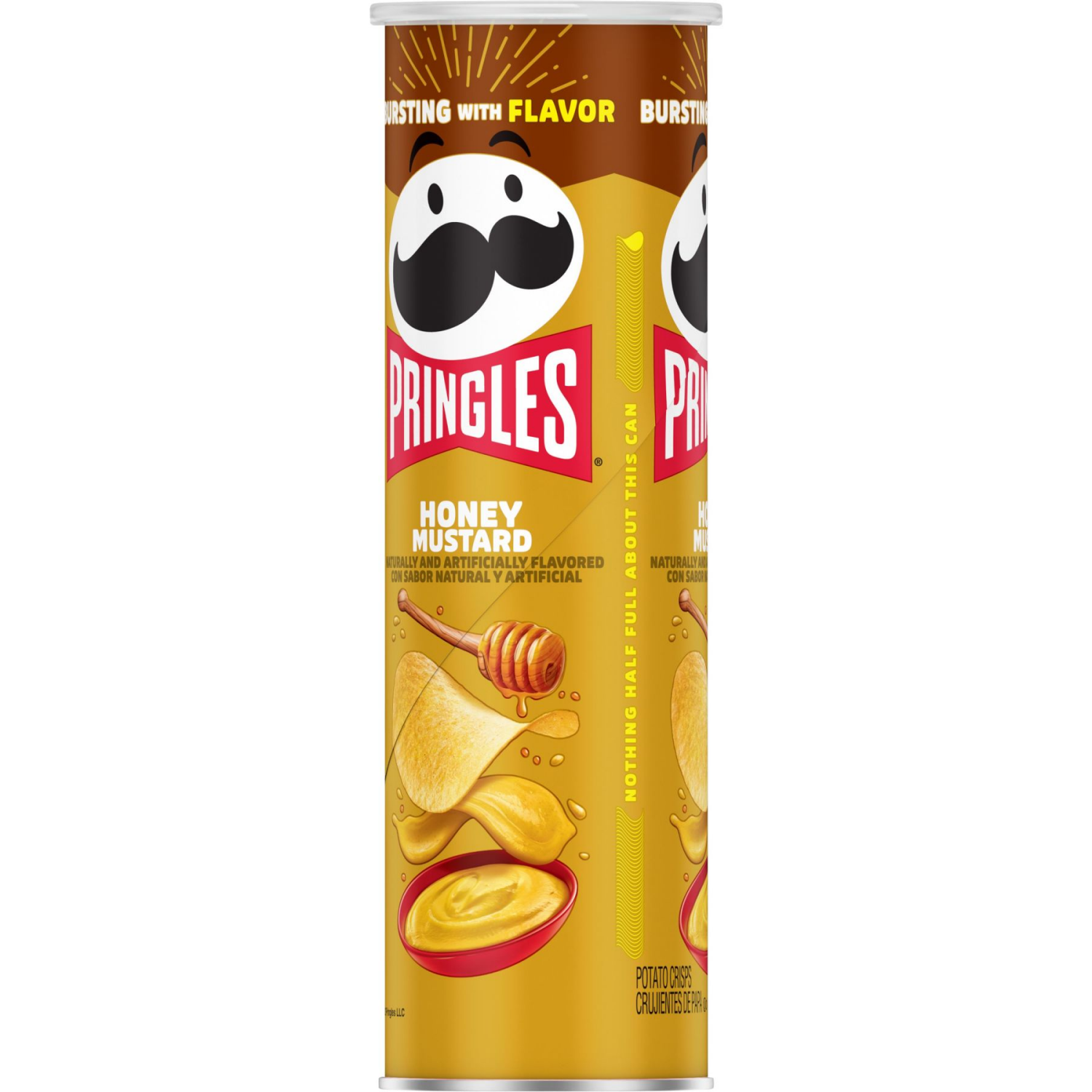 slide 2 of 5, Pringles Honey Mustard Potato Crisps Chips, 5.5 oz