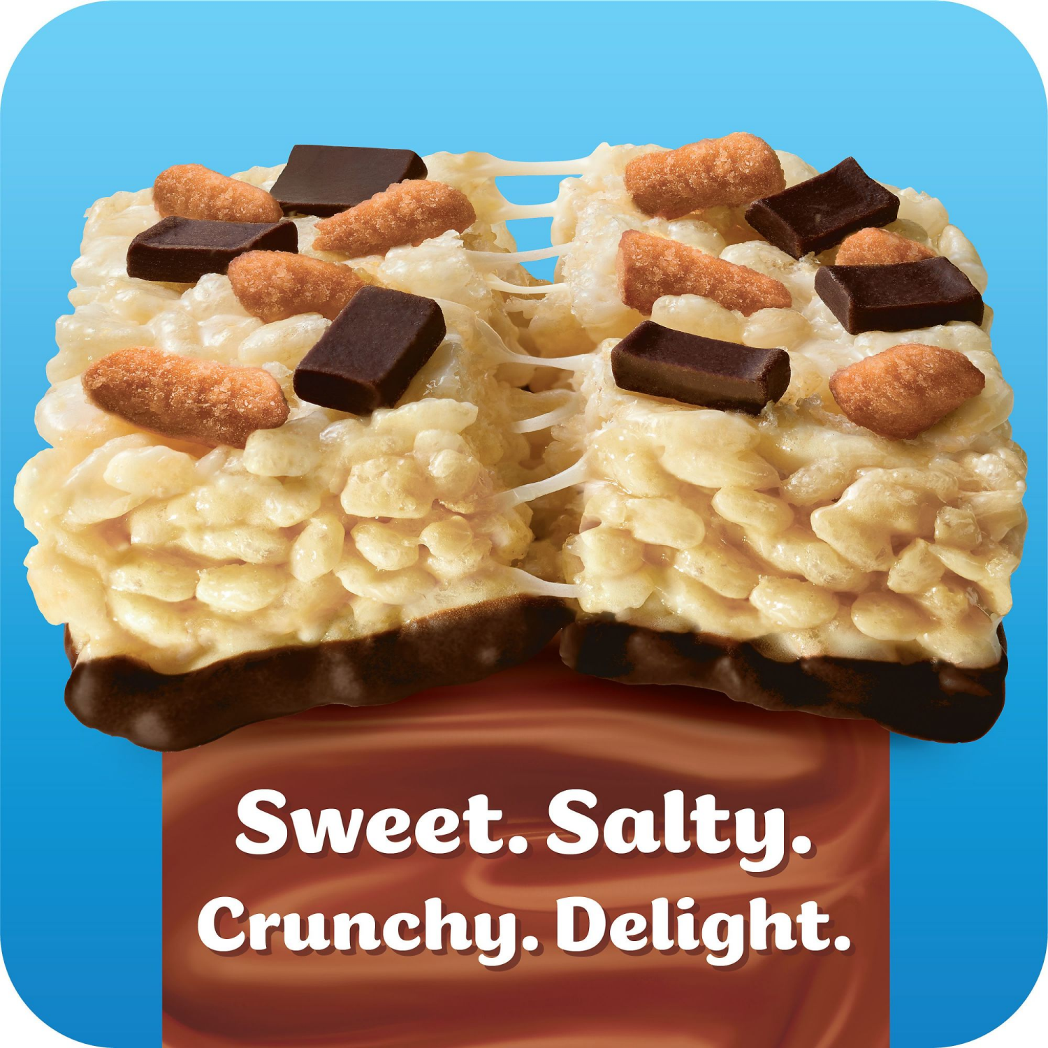 slide 7 of 8, Rice Krispies Treats Squares Chocolate Sea Salt 5oz, 6 ct