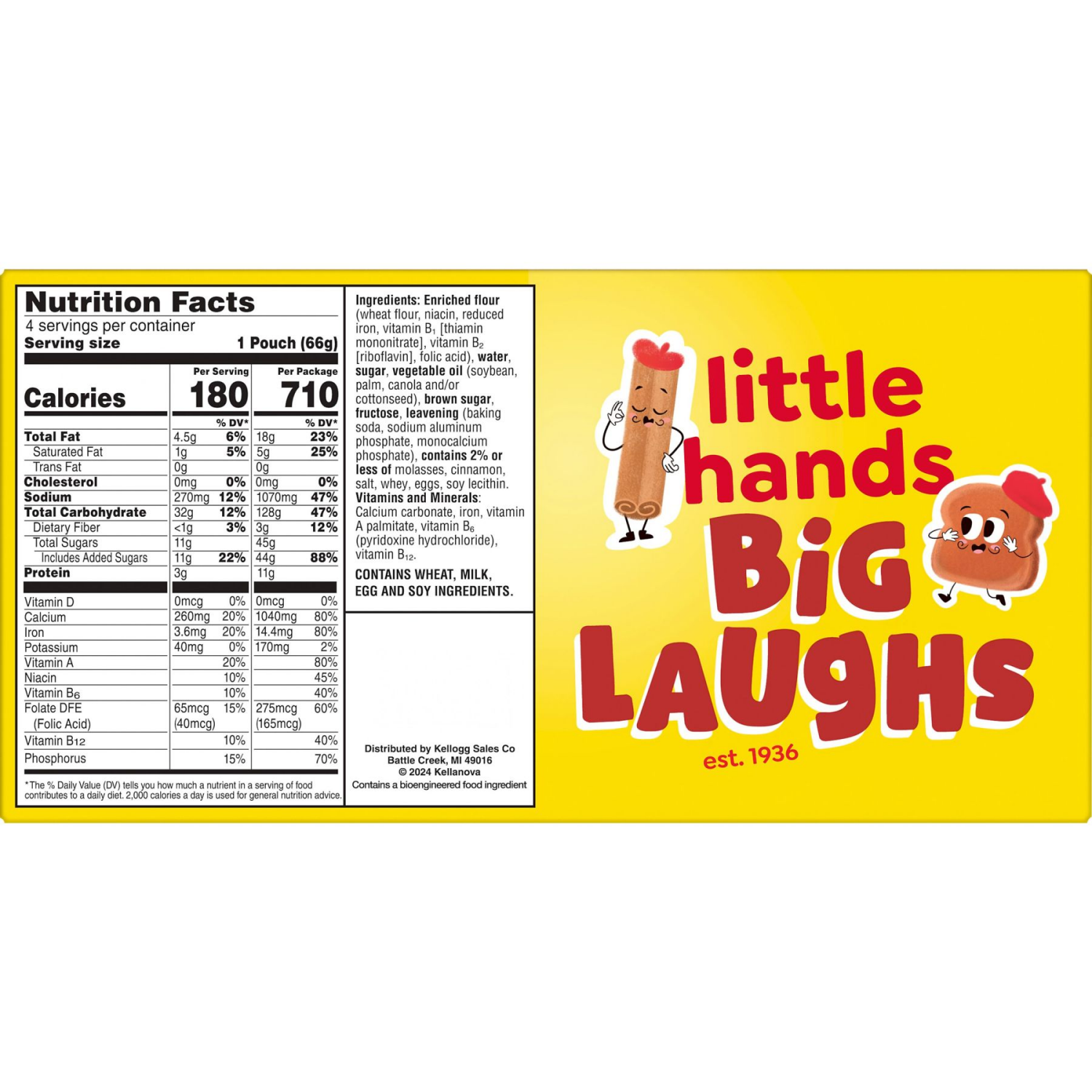 slide 2 of 5, Eggo French Toast Cinnamon 9.3oz, 4 ct