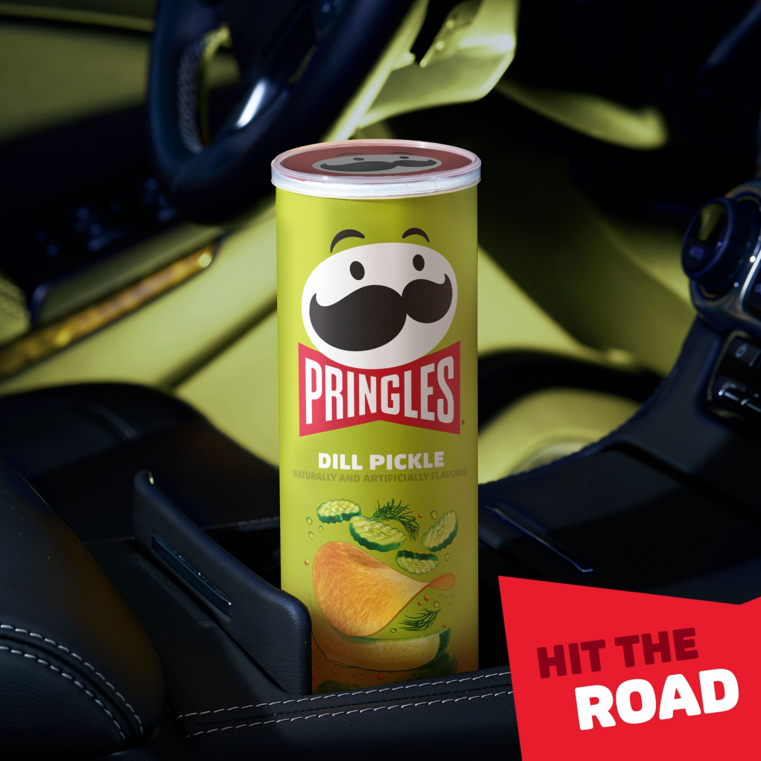 slide 5 of 5, Pringles Dill Pickle Crisps, 5.5 oz