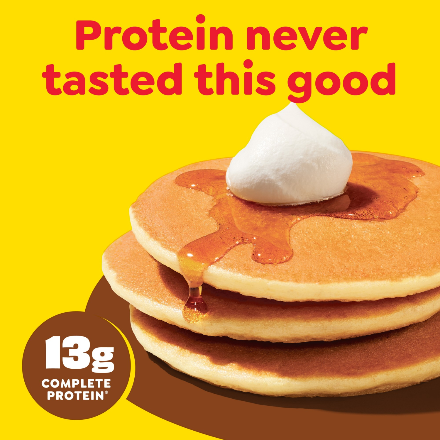 slide 6 of 8, Eggo Protein Pancakes Vanilla, Frozen Breakfast, 14.8 oz, 12 Count, 14.8 oz, 12 ct