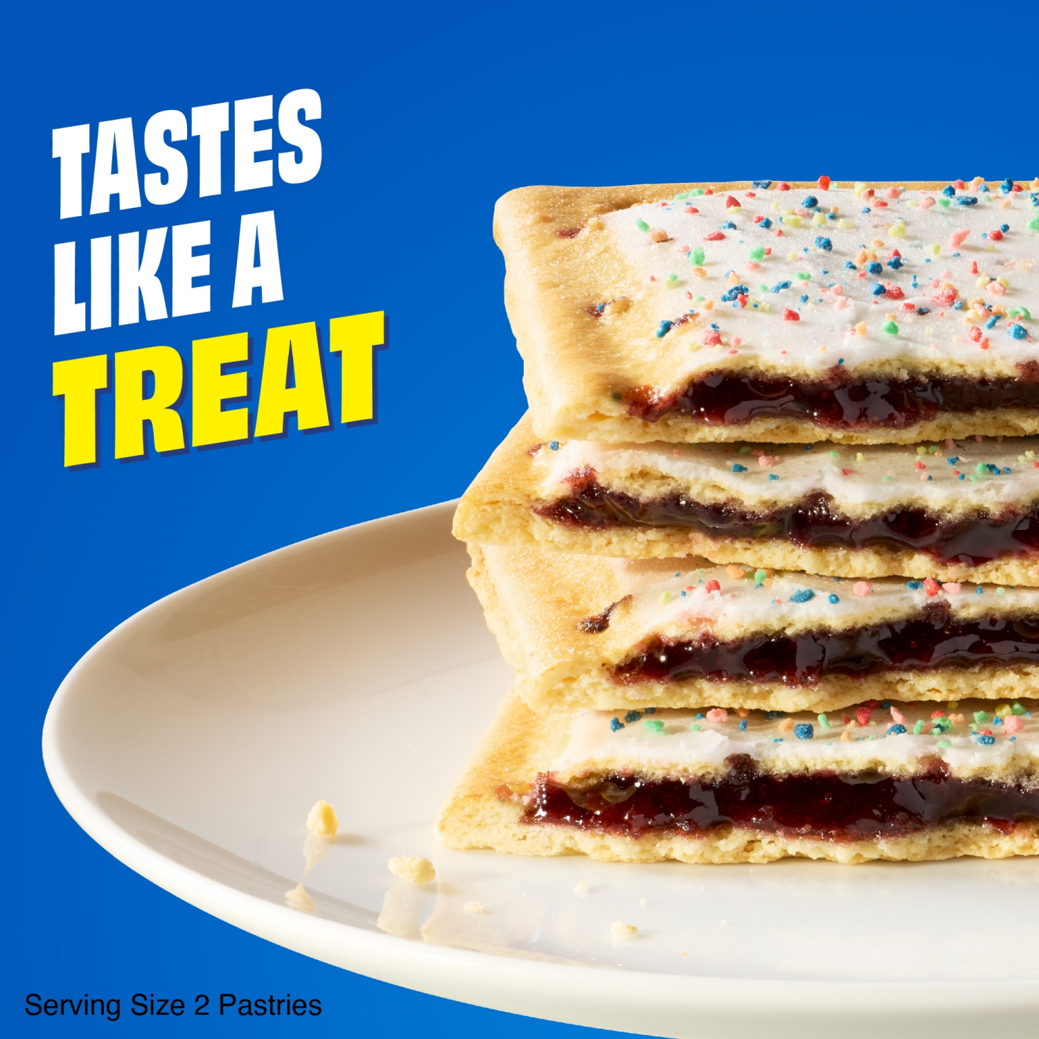 slide 7 of 8, POP TARTS Pop Tart Protein Blueberry 8ct 14.39 Oz, 8 ct, 14.39 oz