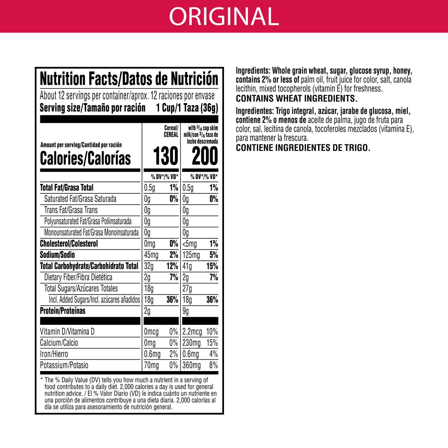 slide 8 of 8, Kellogg's Honey Smacks Breakfast Cereal, Made with Whole Grain, Kids Snacks, Large Size, Original, 15.3oz Box (1 Box), 15.3 oz