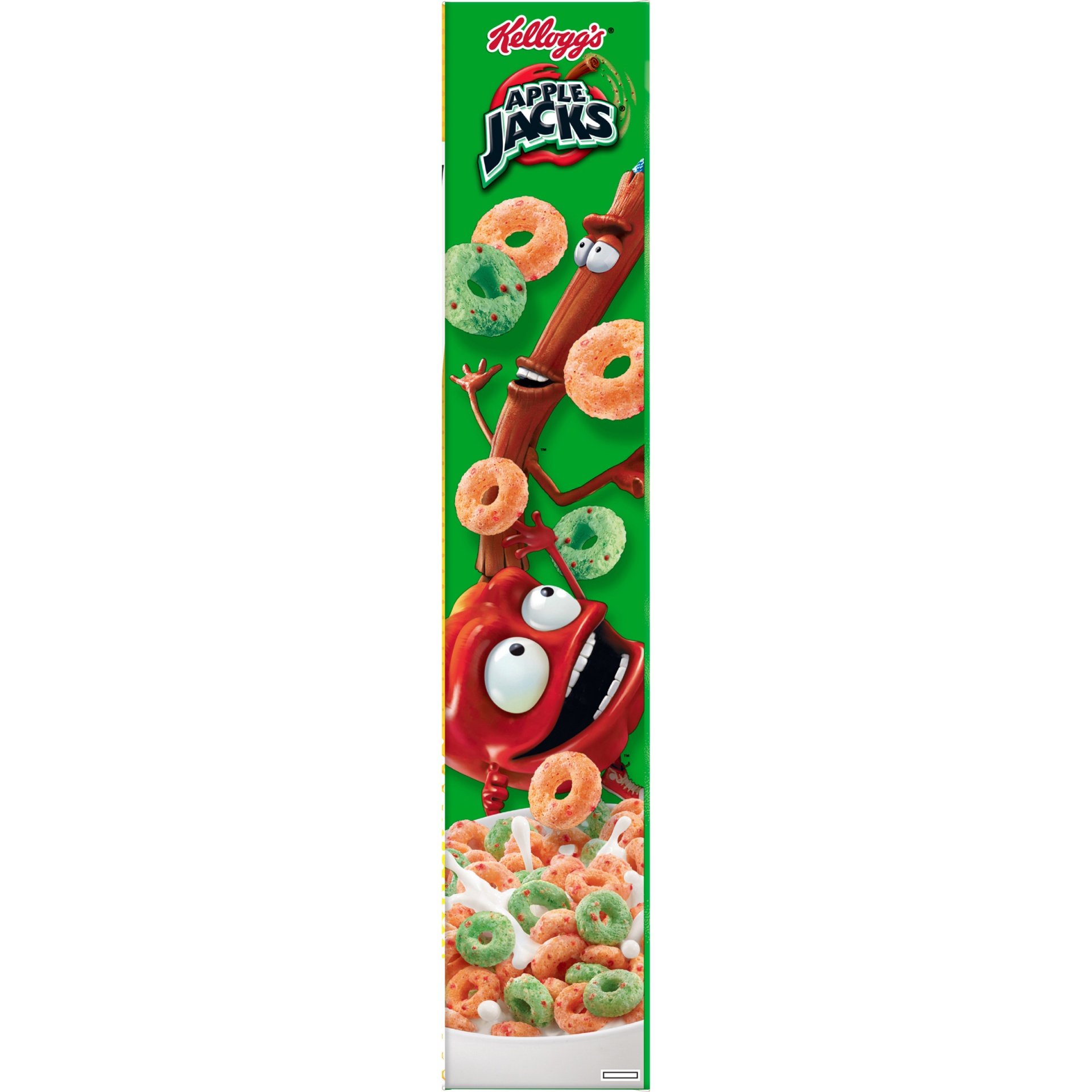 slide 3 of 7, Apple Jacks Three-Grain Breakfast Cereal - Kellogg's, 12.2 oz