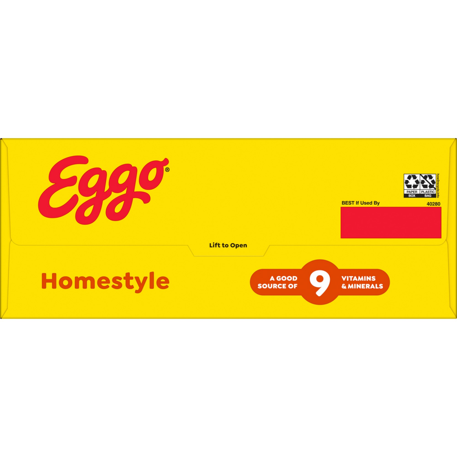 slide 3 of 8, Eggo Kellogg's Eggo Homestyle Frozen Waffles, 24 ct