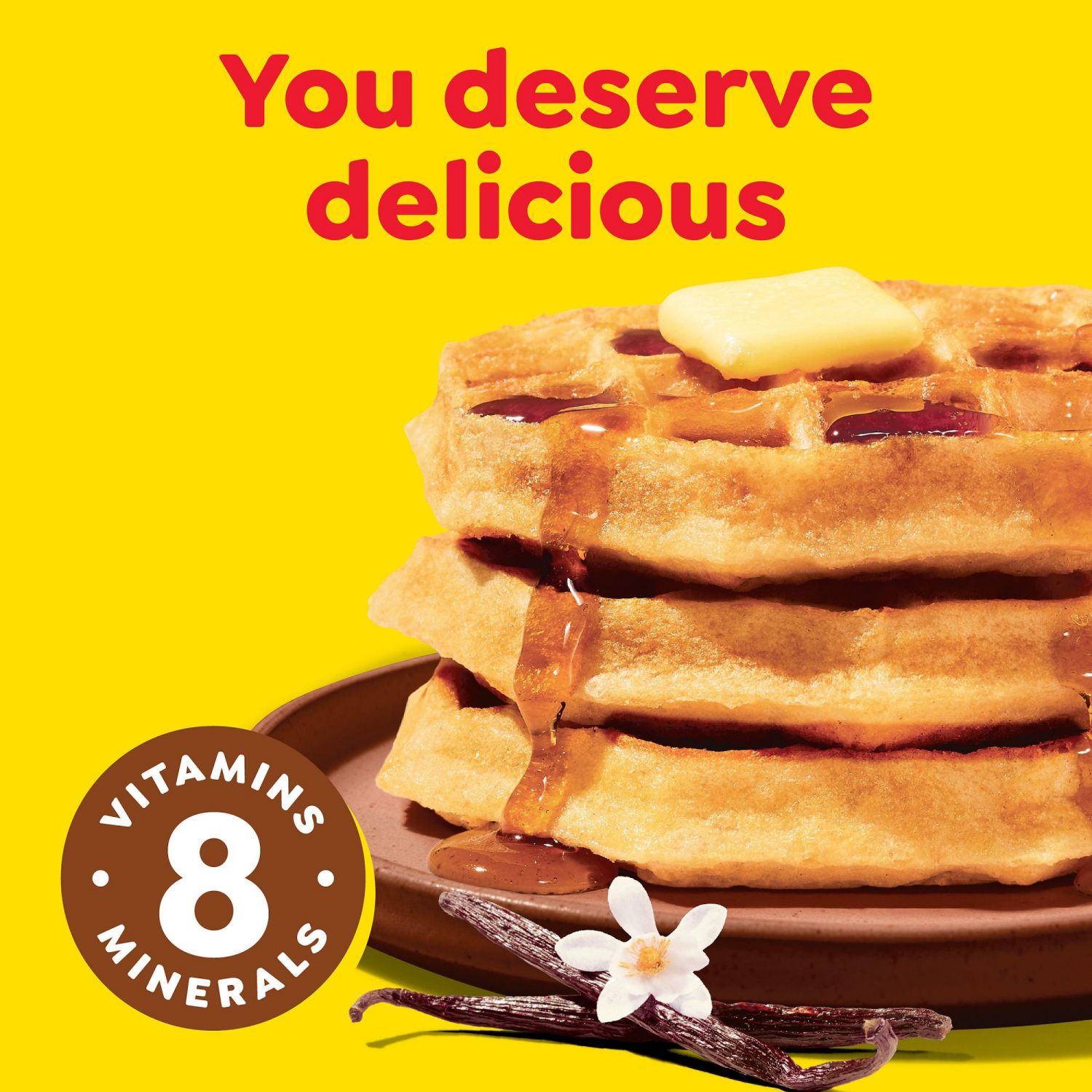 slide 3 of 5, Eggo Thick and Fluffy Frozen Waffles Original, 6 ct