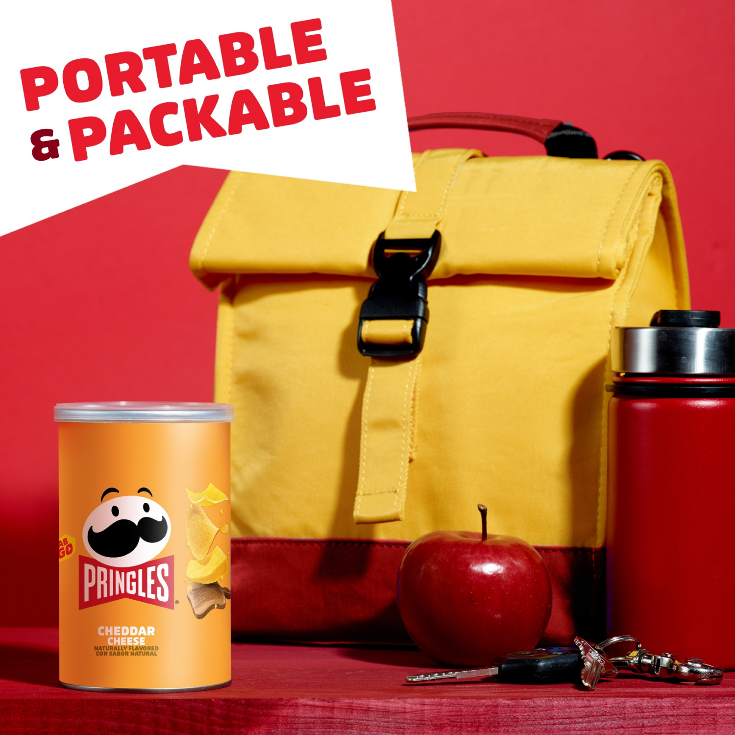 slide 4 of 8, Pringles Cheddar Cheese Potato Crisps 2.5 oz, 2.5 oz