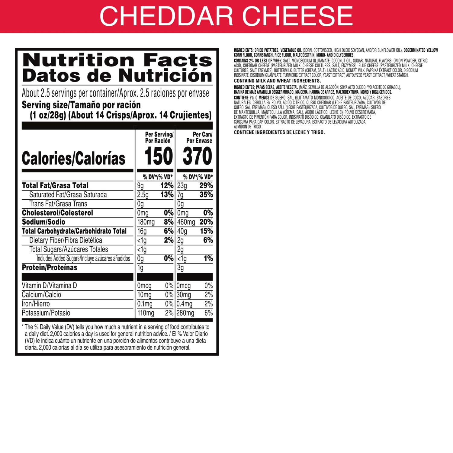 slide 7 of 8, Pringles Cheddar Cheese Potato Crisps 2.5 oz, 2.5 oz