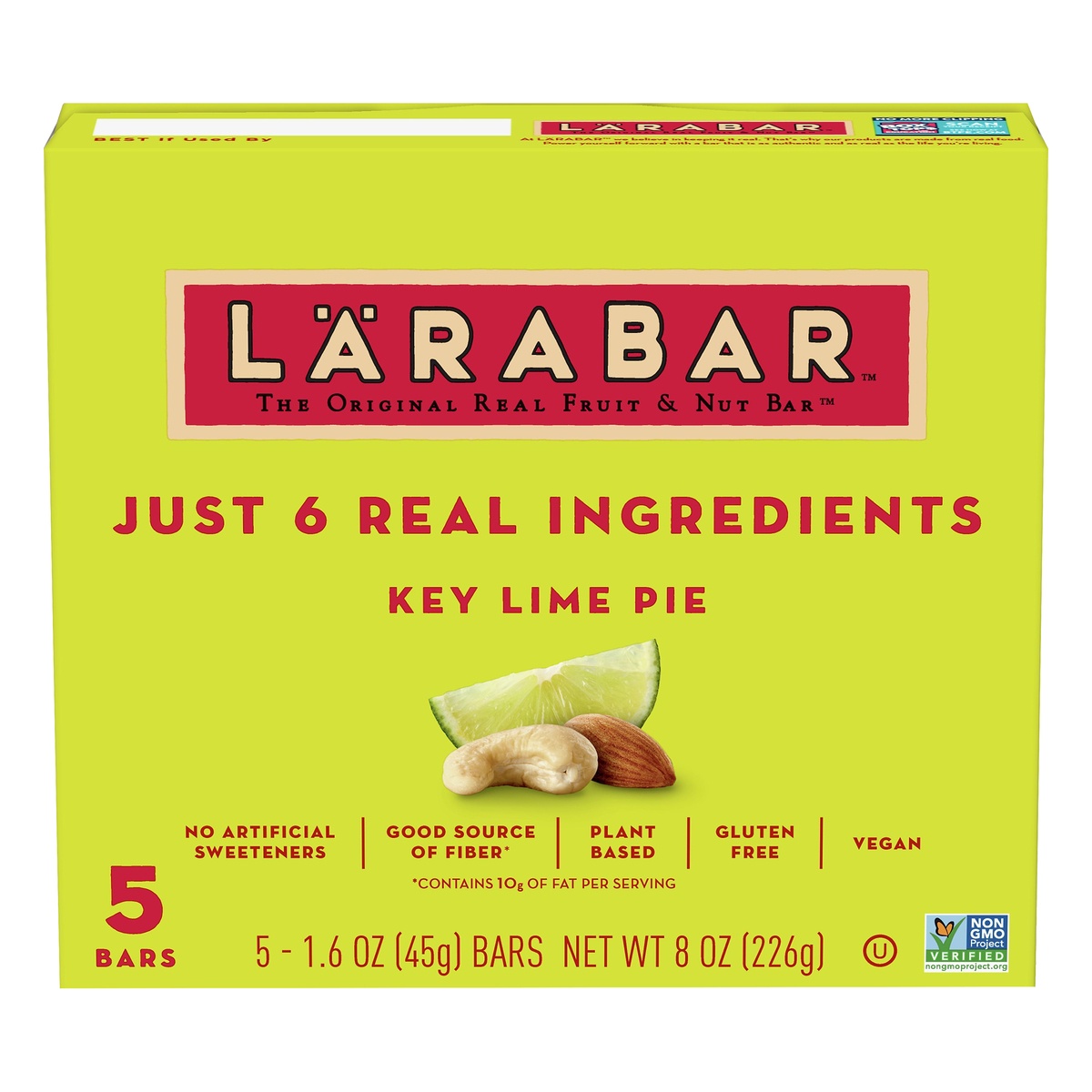 slide 1 of 1, LÄRABAR Key Lime Pie Energy Bars & Gels, 5 ct