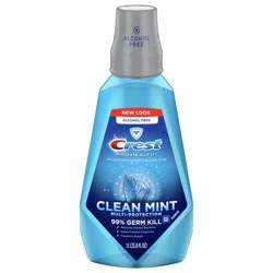 Crest Pro Health Multi Protection Clean Mint CPC (cetylpyridinium chloride) Antigingivitis/Antiplaque Oral Rinse, 1 L (33.8 fl oz)
