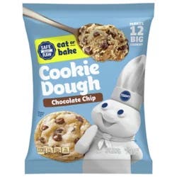 Pillsbury Ready To Bake Refrigerated Chocolate Chip Cookie Dough