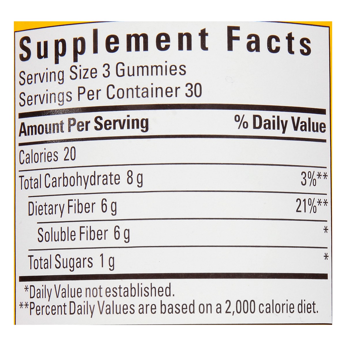 slide 4 of 12, Nature Made Fiber 6 g, Dietary Supplement for Digestive Health Support, 90 Fiber Gummies, 30 Day Supply, 90 ct