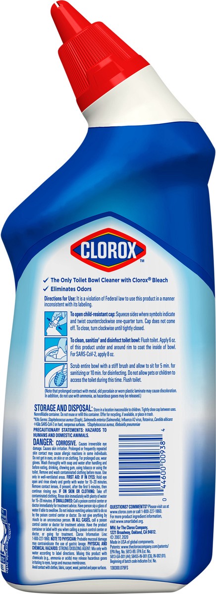 slide 4 of 6, Clorox Toilet Bowl Rain Clean Cleaner, 24 oz